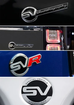 SV SVR Logotipas, Emblema, Skirta Land Rover Range Rover Sport 
