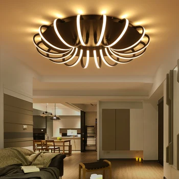 šiuolaikinių led lubų šviesos luminaria de teto deckenlampe lempos apšvietimo įrenginiai gyvenimo, virtuvė, valgomasis, miegamasis šviesos