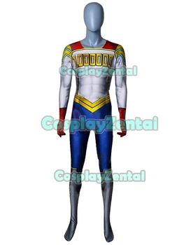 Togata Mirio Cosplay Kostiumų Spandex 3D Spausdinimo Zentai Bodysuit Helovinas ping