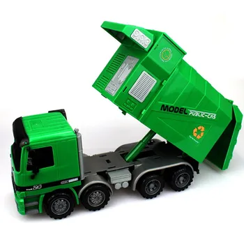 [Dovana] Didelis Dydis Pusės Pakrovimo Šiukšlių perdavimas automobilių tricolor žalia šiukšlių srauto sanitarijos Sunkvežimių Gali Būti Panaikintas Su 3 Šiukšlių Dėžę