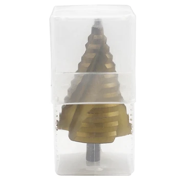6-65 Mm Pagoda Formos Hss Triple-profiliniai Karka Spiralės Pagoda Metalo, Plieno Žingsnis Gręžimo karūnos Gręžimo Skylės Kūgio Gręžimo