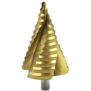 6-65 Mm Pagoda Formos Hss Triple-profiliniai Karka Spiralės Pagoda Metalo, Plieno Žingsnis Gręžimo karūnos Gręžimo Skylės Kūgio Gręžimo