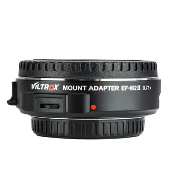 Viltrox EF-M2II greitis Stiprintuvas Adapteris Židinio Reduktorius Auto-focus 0.71 x Canon EF mount objektyvas su 
