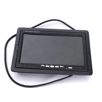 7 Colių 12V TFT LCD Screen Automobilinis Monitorius galinio vaizdo Ekrano VAIZDO Apsisukimas Galinio vaizdo Atsargine Kamera+Nuotolinio Valdymo pultas