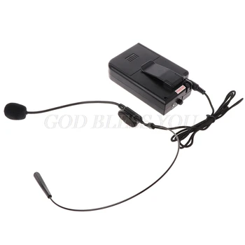 Belaidės laisvų Rankų įrangos Mikrofonas su USB 3,5 mm 6.35 mm Imtuvas, Konferencijų Mokymo Kalbos Garsiakalbis Garsiakalbis Etapas
