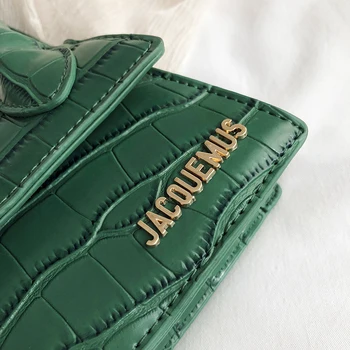 Jacquemus Mini Piniginės ir Rankinės Moterims 2020 Crossbody Maišelį, Garsaus Prekės ženklo Entire Prabangių Dizainerio rankinės krokodilo modelis