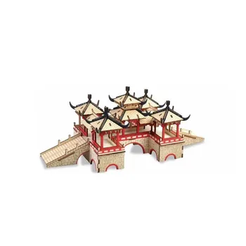 Modeliavimo London Bridge Penki Paviljono Tiltų statybos Žaislo Modelis 3d trimatis Medinės Dėlionės, Žaislai Vaikams 
