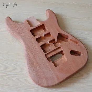 Floyd Rose Frezavimo ST gitara kūno okoumé natūralios spalvos gitara barelį