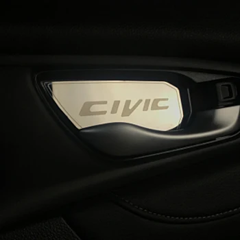 Honda CIVIC. 2016 m. 2017 m. 2018 m. 2019 m. 2020 Automobilio duris dubenėlį, papuošti pataisų interjero Rankena Raštas Dangtelio lipdukas Priedai
