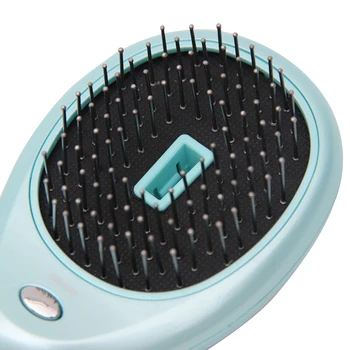 Nešiojamieji Elektriniai Jonų Šukos Plaukų Šepetys, Mini Plaukų Ištiesinimo Priemonės Teptuku Garso Bangų Virpesių Magnetinio Mažas Masažas Hairbrush