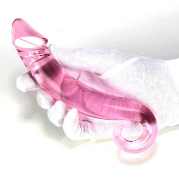 Rožinė Kristalų Varpos Dildo Moterų Erotiniai Žaislai Falą Moterų Butt Plug Lntimate Prekių Analinis Dilator Stiklo Dildo Sekso Parduotuvė Oslas