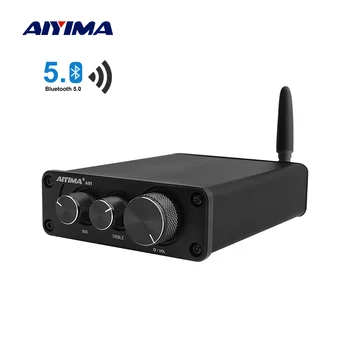 AIYIMA Mini TPA3116 Bluetooth 5.0 Galios Stiprintuvai, 100W HiFi Garso Amplificador Namų Stereo Garso Stiprintuvą Su Smuiko Bass
