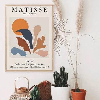 Henri Matisse Plakatus Spausdinti Paveikslai Tapyba Abstrakčios Linijos, Sienos Menas Nuotraukas Kambarį Modernus Dekoro Prins Ant Sienos