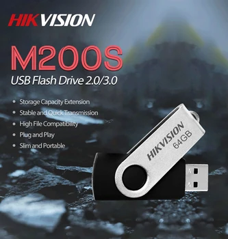 Hikvision HikStorage USB Flash Drive 8GB 16GB 32GB 64GB 128GB USB Pen Drive USB 2.0/3.0 USB Flash Atmintinės USB Raktas