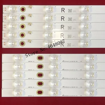 12 VNT(6*R 6*L) LED apšvietimo juostelės Panasoni TX-48AX630B TX-48AX630E TX-48AXW634 480TV05 480TV06 V2 R, L