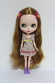 Nemokamas Pristatymas didelis nuolaida RUB-51DIY Nuogas Blyth lėlės gimtadienio dovana girl 4 spalva didelėmis akimis, lėlės su gražių Plaukų mielas žaislas