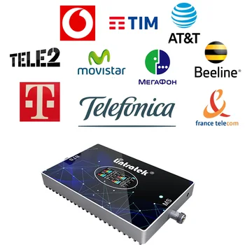 Lintratek AGC 4-Band 2G 3G 4G LTE Signalo Kartotuvų Korinio ryšio Stiprintuvas, 850 900 1800 2100 2600 800(Juosta 20) GSM ir UMTS, Mobiliojo ryšio Stiprintuvas