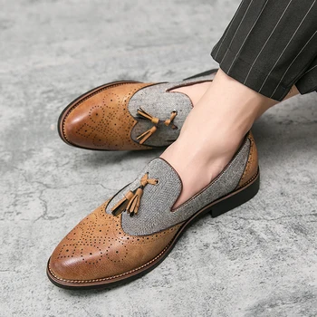 Kutas mokasīni vyrų odos bateliai vyrams socialinės batų vyrai klasikiniai bateliai vyrai elegantiškas šalis mokasinai mens mados avalynė