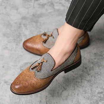 Kutas mokasīni vyrų odos bateliai vyrams socialinės batų vyrai klasikiniai bateliai vyrai elegantiškas šalis mokasinai mens mados avalynė