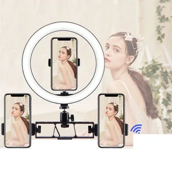 Selfie Žiedas Šviesiai 10 colių LED šviesos srautą galima reguliuoti Vaizdo Studija, Fotografijos Apšvietimo Portable 