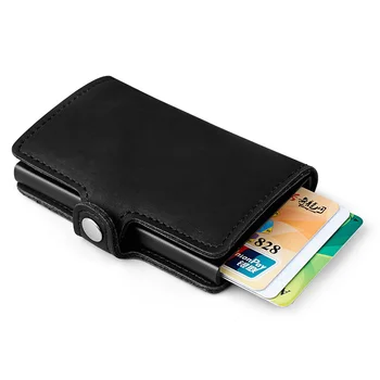 Smart Piniginės Aliuminio Dėžutė Kredito Kortelės Turėtojas Vyrų ir Moterų Slim Piniginės RFID Kortelės Turėtojas Atveju, Vizitinės Kortelės, Piniginės