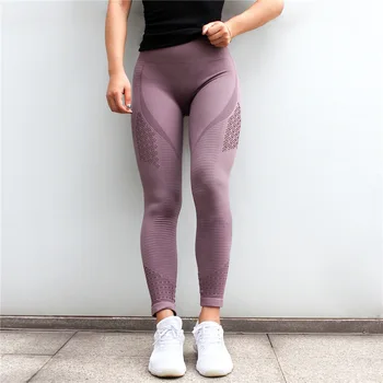 Naujas Aukšto Juosmens Jogos Kelnės Moteriška 2019 Mados Slim Klubų Devynių Sporto Kelnės Moterims vientisos Spalvos Legging Sportinės Kelnės