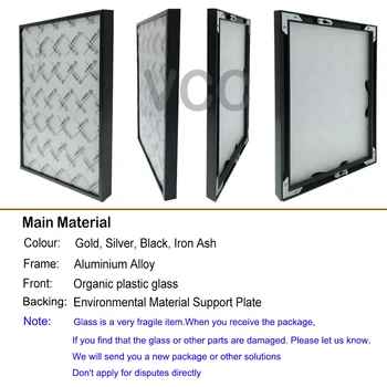 Nuotraukų Rėmelis Metalo Plakato Rėmas Klasikinis Aliuminio Foto Rėmeliai Už Sienos Kabo A3 A4 30x30 Sertifikatą Rėmo VCC