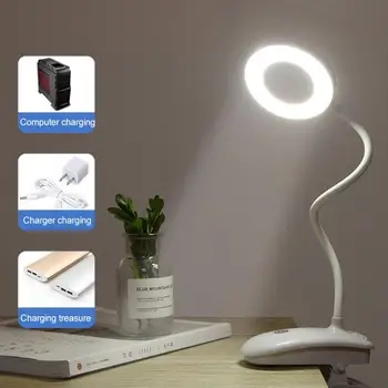 Stalo Lempa LED Stendas, Stalo Lempos USB Įkrovimo Studijų Lempos Jutiklinį Jungiklį Modernus Stalo Lempa Lanksti Studentų Vaikai Vaikai