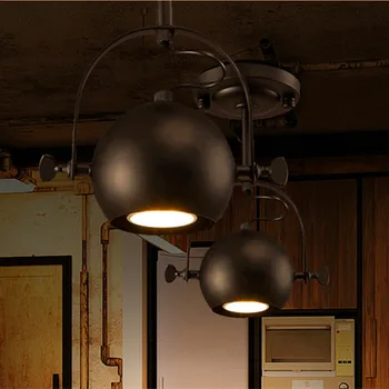 Derliaus Lubų Šviesos Retro Vietoje Lempos Home Loft Bar Galerija Apšvietimas (Be Lempučių)