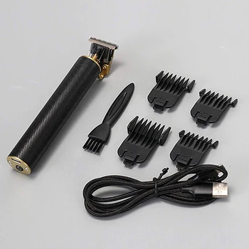 USB Įkrovimo Kirpykla Plaukų Clipper Elektriniai Plaukų Žoliapjovės Belaidžius Barzda Žoliapjovės 0mm Vyrų Kirpykla, Plaukų Pjovimo Staklės Vyrams