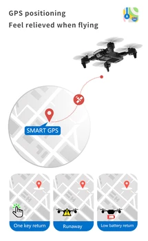 Atnaujinti 5G RC Drone K2 GPS WIFI Aprūpintas Plataus kampo HD 