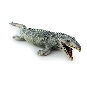 Juros periodo Parkas Didelis Mosasaurus Dinozaurų žaislas Minkštas PVC Veiksmų Skaičius, Rankomis Dažyti Gyvūnų Modelio Surinkimo Dinozaurų Žaislai Vaikams