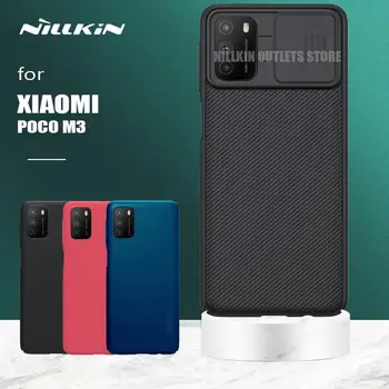 Nillkin už Xiaomi Poco M3 X3 NFC Camshield Skaidrių Kameros apsauginis Dangtis Matinio Skydas Poco M3 X3 NFC Pasaulio Versija Atvejais
