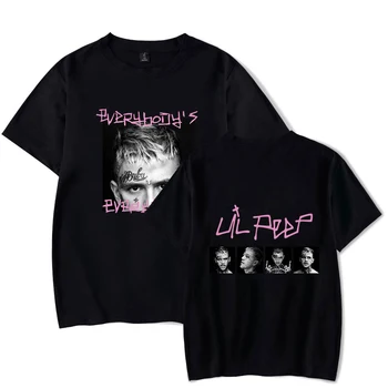 Naujas Mados Lil peep T-shirt Vyrai/Moterys Vasarą Populiariausių Hip-Hop T shrit Trumpas Rankovės marškinėliai aukštos kokybės Lil peep Tees Viršūnės