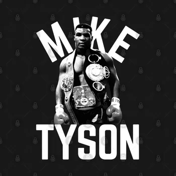 Mike Tyson Bokso Legenda vyriški Marškinėliai