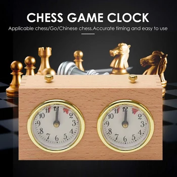 Naujas Tarptautinis Retro Nešiojamų Konkurencijos Žaidimas Laikmatis Automatinė Skaičius Aukštyn Žemyn Analoginis Šachmatų Laikrodis Dovana