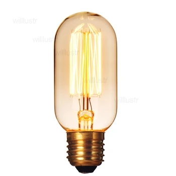 Edisonas, Kaitinamosios Lemputės Vintage Retro Pramonės Stiliaus Lempos, E27 Antikvariniai lemputes Mados loft Kaitinamosios lempos 110V, 220V, 40W
