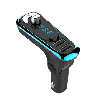 Laisvas rankas, FM Siųstuvas Bluetooth Car MP3 Player Dvigubas USB Automobilinis Įkrovimo Micro SD TF Kortelę Muzikos, Žaisti Protingas Automobilis 
