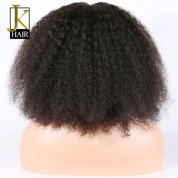JK Plaukų Afro Keistą Garbanotas Brazilijos Remy Plaukų Pynimas Ryšulių Įrašą Žmogaus Plaukai Priauginimui Natūralių Spalvų Pilna Galva 8Pcs/Set 120G