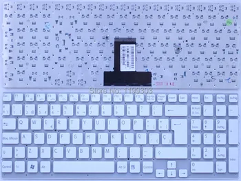 Nemokamas pristatymas ispanų SP nešiojamojo kompiuterio klaviatūra sony vaio VPC-EB VPC EB Teclado balta be rėmo 148793461 klaviatūrą dėl karšto pardavimo