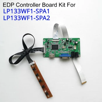 Už LP133WF1-SPA1 LP133WF1-SPA2 1920*1080 VGA monitor valdytojas ratai valdybos EDP 30Pin WLED nešiojamas LCD ekranas 13.3