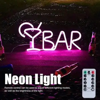 Neoninis BARO Pasirašyti BARAS Raidės Formos Neoninės Šviesos Baras Ženklų LED Neon Light Parduotuvė Ženklai Šviesos Šalis, Baras Namų Puošybai