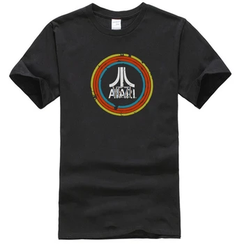 Atari 2019 m. vasaros naują stiliaus trumpomis rankovėmis t-shirt vyrams