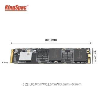 KingSpec M. 2 SSD NVMe PCIe 2280 1 tb SSD 2TB 512 GB 128 GB 256 GB ssd m2 ssd NVMe Vidinis hdd Nešiojamojo KOMPIUTERIO