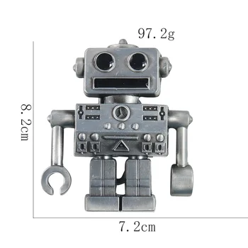 Vakarų Stiliaus Robotas Diržo Sagtis Mens Kietas Animacinių filmų Mašina Metalo Sagtis 