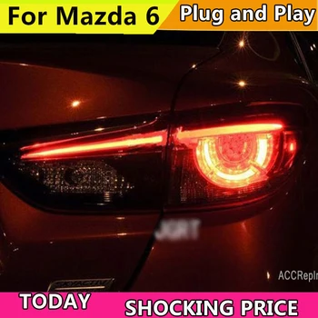 Doxa Automobilių Optikos už Mazda 6 Žibintai-2017 už Mazda 6 LED Uodega Lempos+Posūkio Signalo+Stabdžiu+Atvirkštinės LED šviesos