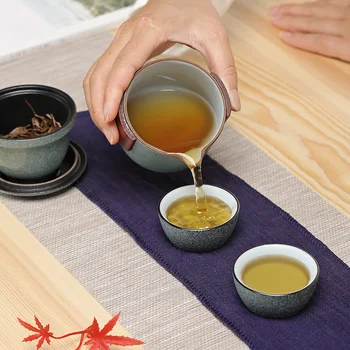 TANGPIN keramikos arbatinukas arbatos puodelio arbatos kapsulės, nešiojamų kelionių arbatos rinkiniai drinkware