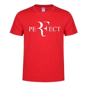 2020 Nauja, T-Shirt RF roger federer logotipą, Medvilnės marškinėliai trumpomis Rankovėmis Didelis Kiekis T-shirts 3