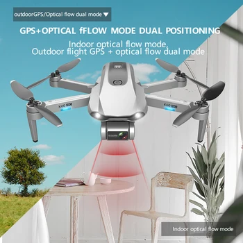 ZWN K60 GPS Drone su 5G Wifi FPV 4K HD Dual Camera Brushless Optinio Srauto RC Quadcopter Sekite Mane Mini Dron vs SG108 EX5