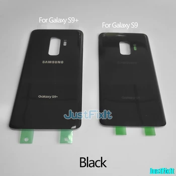 ORIGINALUS SAMSUNG Galaxy S9 S9 plus S9+ G965 G965F G960F G960 Atgal Baterijos Dangtelis Galinio Stiklo Būsto Uždėkite Akumuliatoriaus Dangtelį